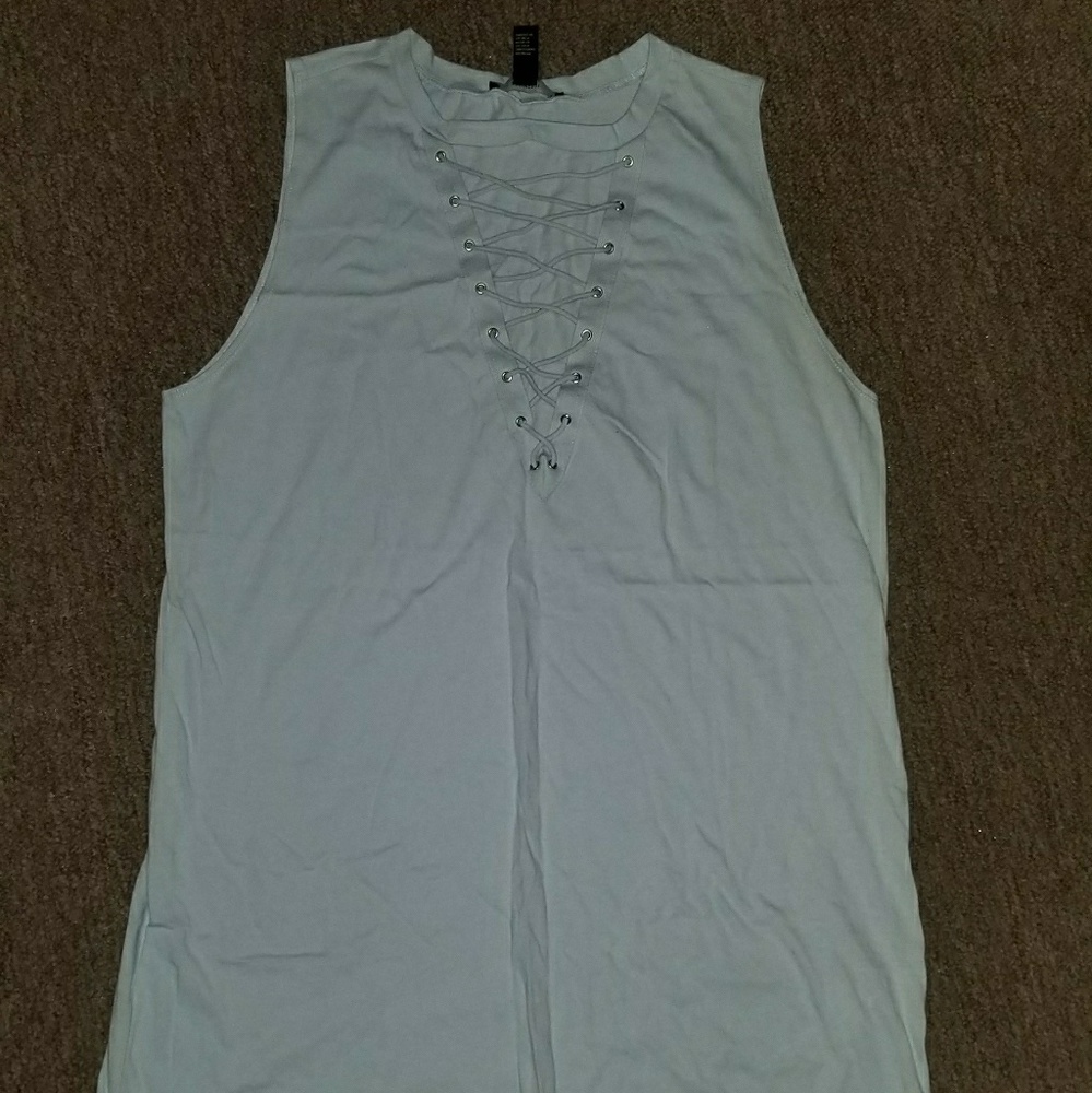 Forever21 laceup cotton dress